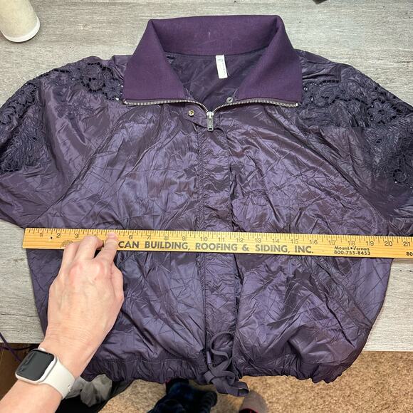Free People Movement Elevation Jacket Windbreaker Purple Small - Picture 12 of 13